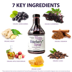 Elderberry Queen USA-made label signals local production and trusted quality.