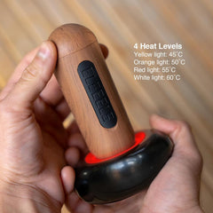 Eleeels far-infrared rays and negative ions aid muscle recovery.