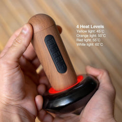 Eleeels seven-techniques massage showing hot compress kneading gua sha in one tool