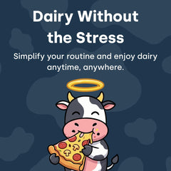 Element Longevity 21-day transition plan visual illustrating gradual dairy comfort.