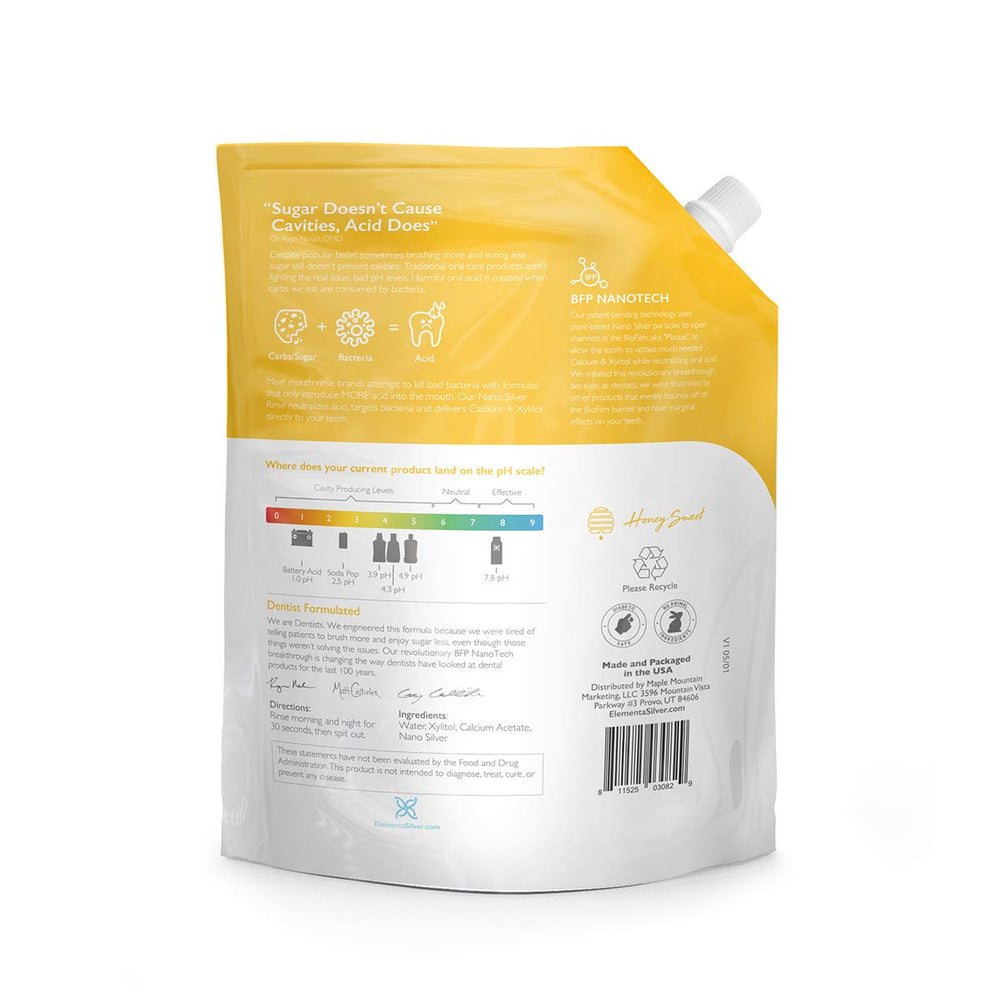 Elementa Silver bottle pour demonstrates clean, bottle-to-mouth use for daily remineralization support