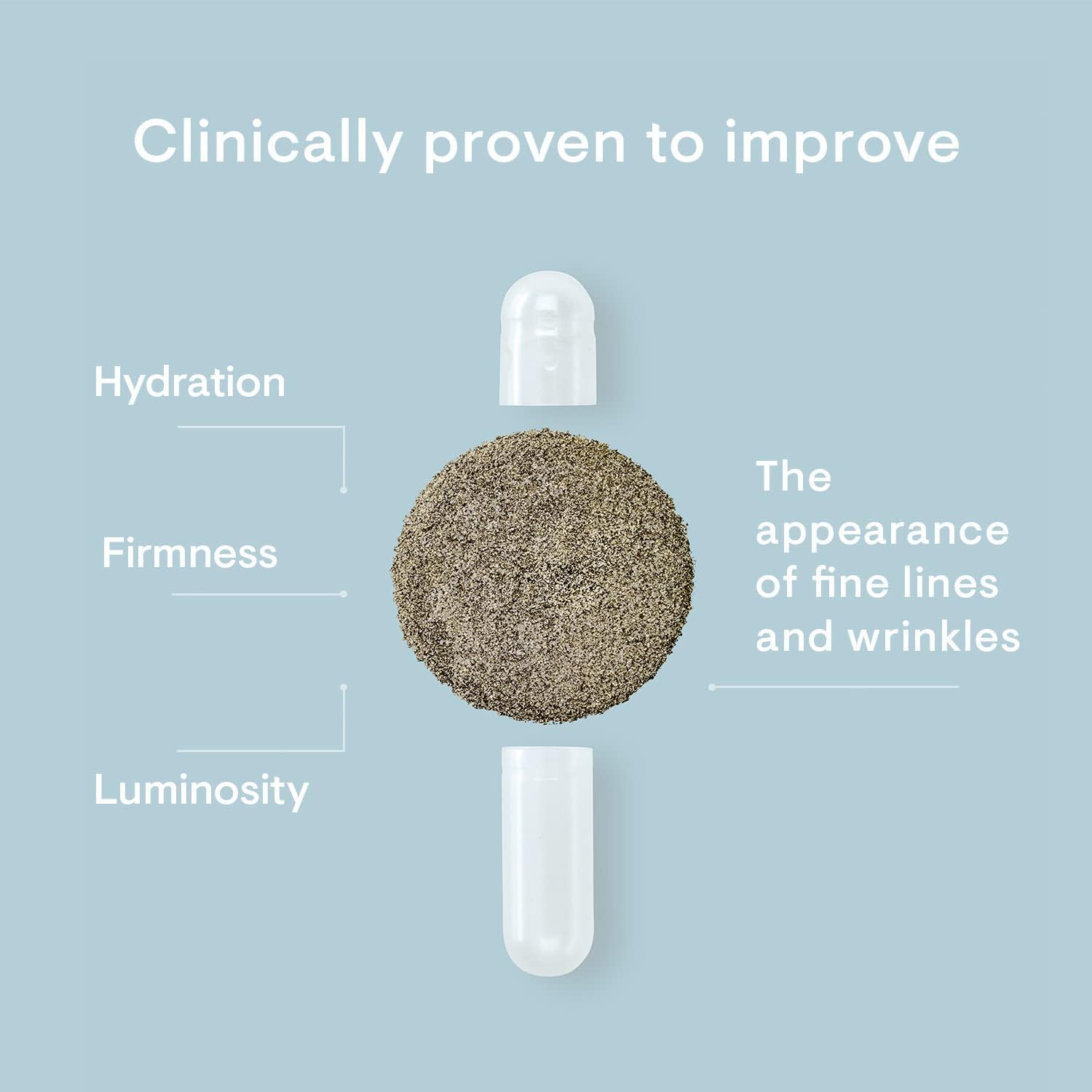 Packaging detail on Elemis bottle highlights freshness and quality.