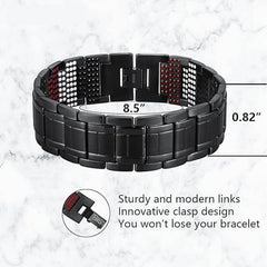 Elerbuty 22cm length bracelet fits larger wrists with secure, comfortable wear.