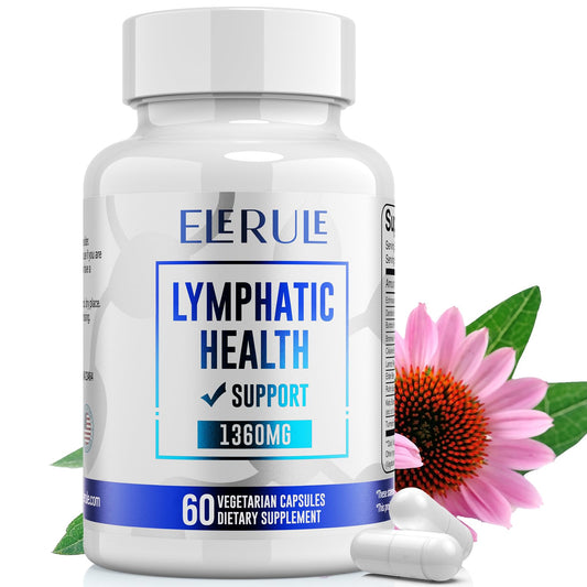 ELERULE lymphatic-support-bottle capsules for daily balance