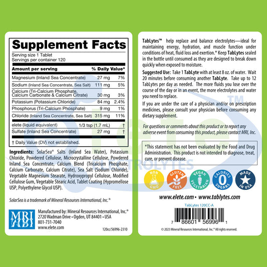Elete Citrilyte Add-in bottle packshot highlighting zero sugar and nine electrolytes.