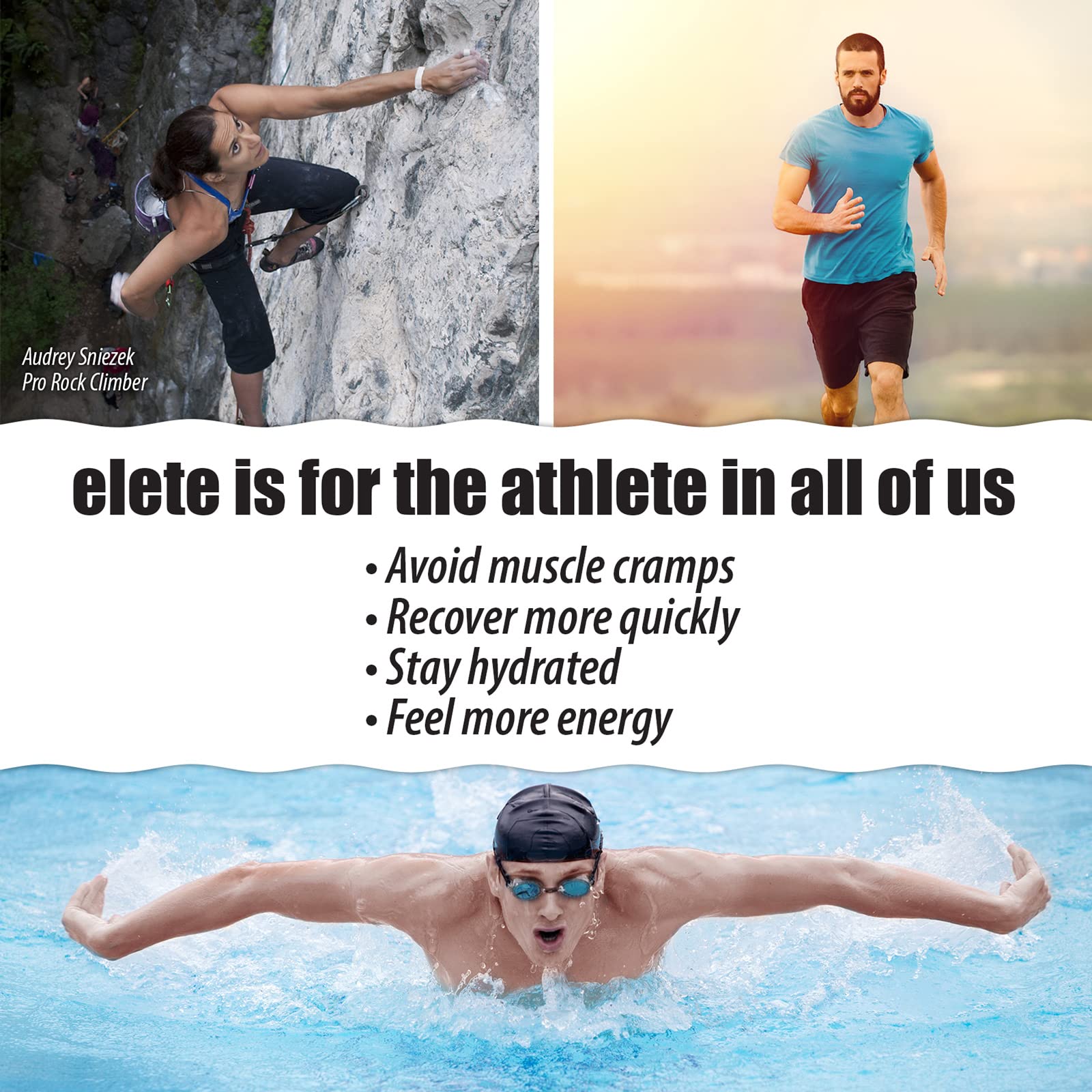 Elete Citrilyte Add-In in use shows the clear liquid enhancing any drink