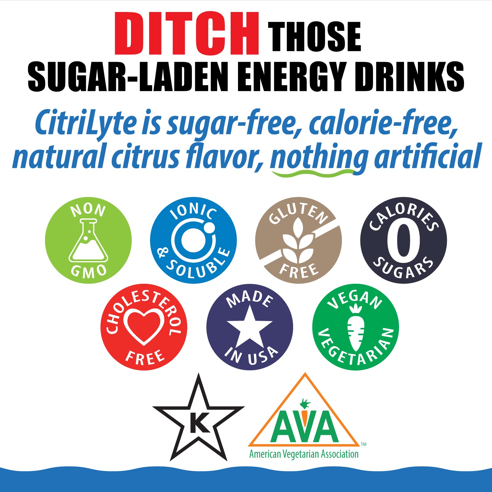 Elete CitriLyte no-sugar formula ideal for keto and calorie-conscious hydration