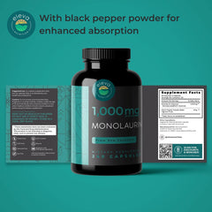 Eleva Nutrition monolaurin capsules daily-use scene, supports a balanced daily routine.