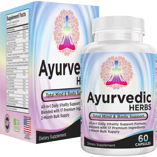 Elevate Ayurvedic herbs 2-month bottle view for daily wellness