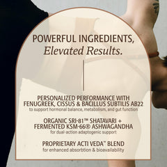 KSM-66 fermented Ashwagandha and Shatavari blend showcased for balanced energy support
