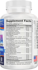 Elevate Recovery Ayurveda 17-in-1 capsules-pack shows 60 capsules for a two-month supply.