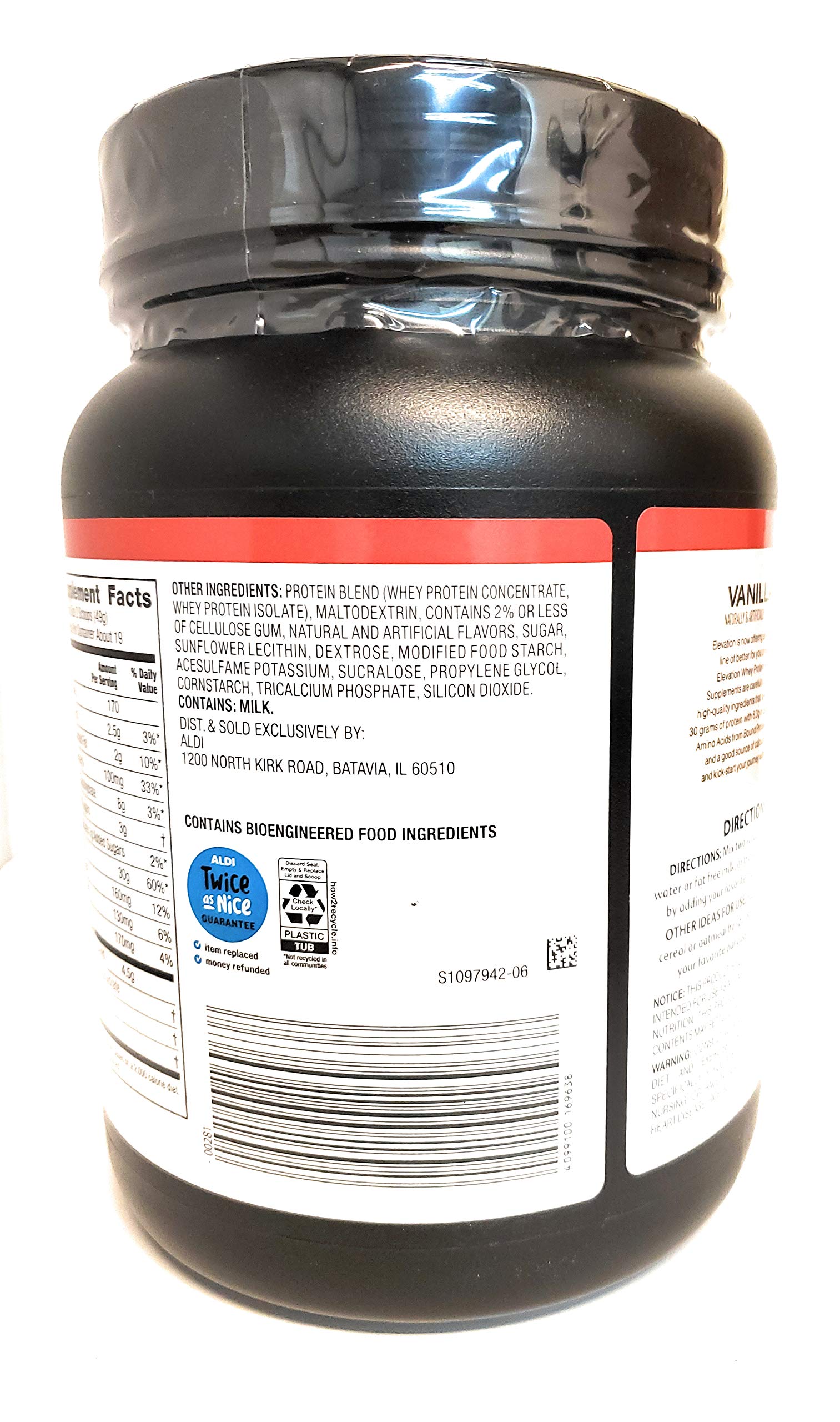 Elevation Vanilla protein mixed into oats for a protein-rich breakfast.