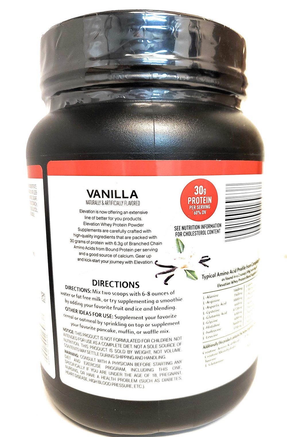 Elevation Vanilla protein topping on cereal for extra protein.