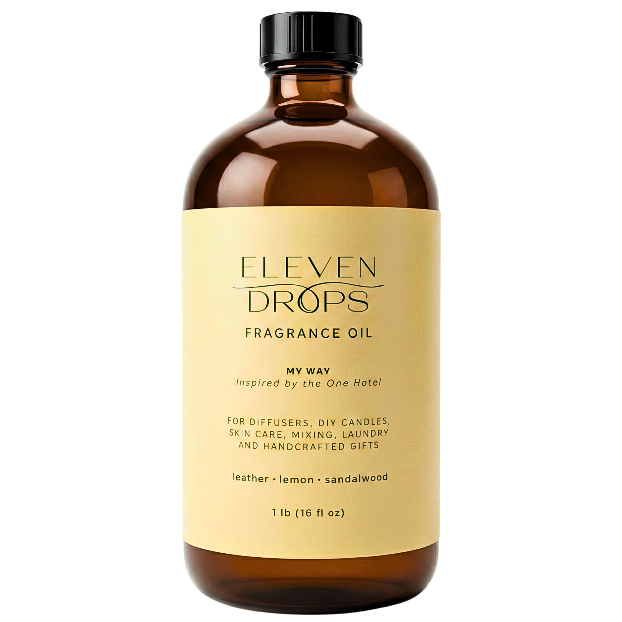 ELEVEN DROPS My Way diffuser oil bottle, premium fragrance for elegant spaces.
