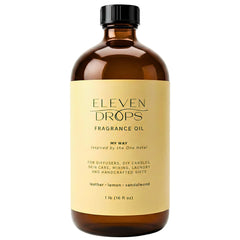 ELEVEN DROPS My Way diffuser oil bottle, premium fragrance for elegant spaces.
