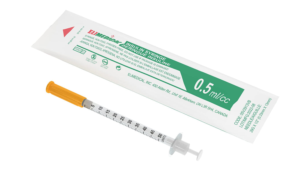 Clear measurement markings on the syringe barrel aid precise dosing.