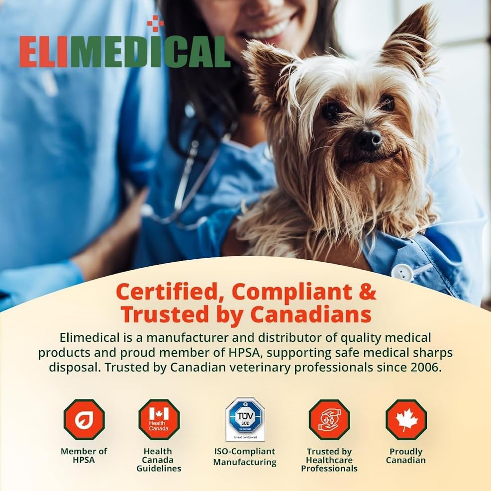 Elimedical sealed bag packaging ensures sterility and convenient storage.
