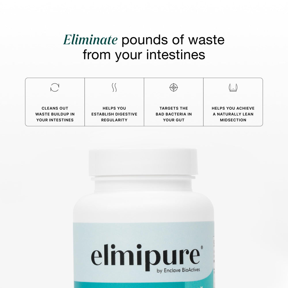 Elimipure morning routine capsules for smoother digestion.