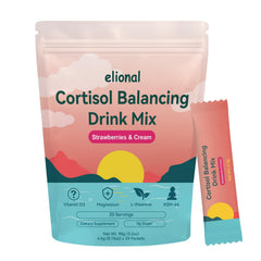 Elional Cortisol Drink Mix package front for on-the-go calm.