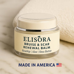 ELISORA Intensive Bruise & Scar Renewal Balm travel-friendly 1 oz jar