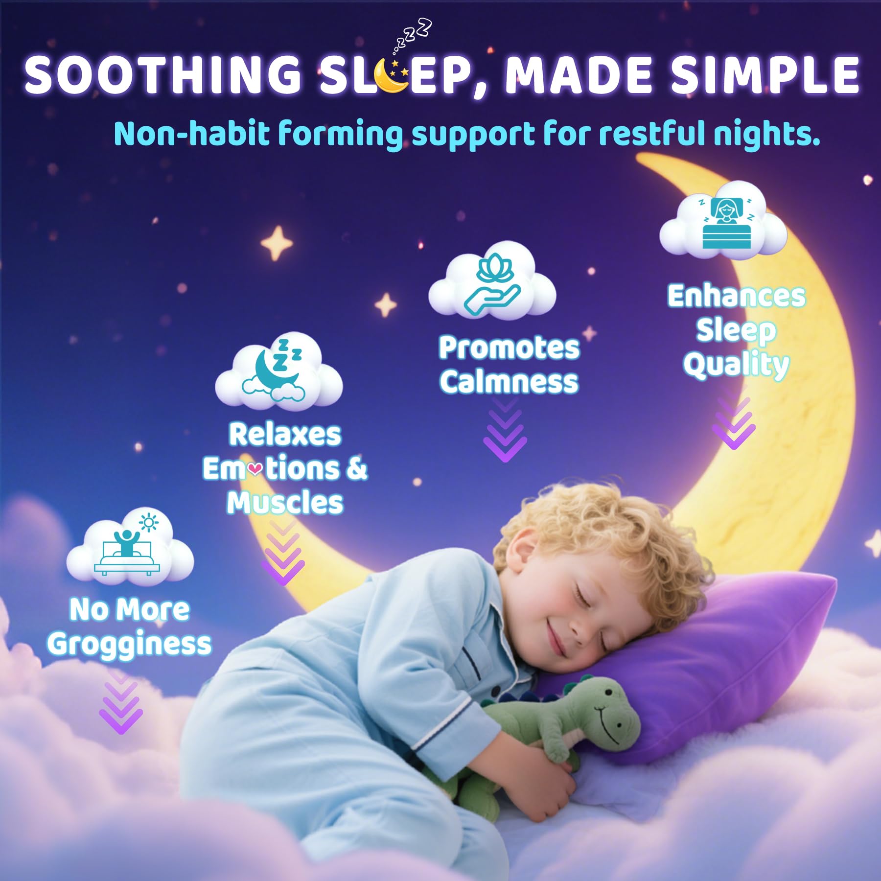 ELLAMENTZ Gummies closeup highlights soft texture and easy-to-chew form