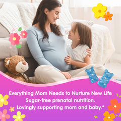 ELLAMENTZ vegan algae DHA omega-3 for fetal brain support.