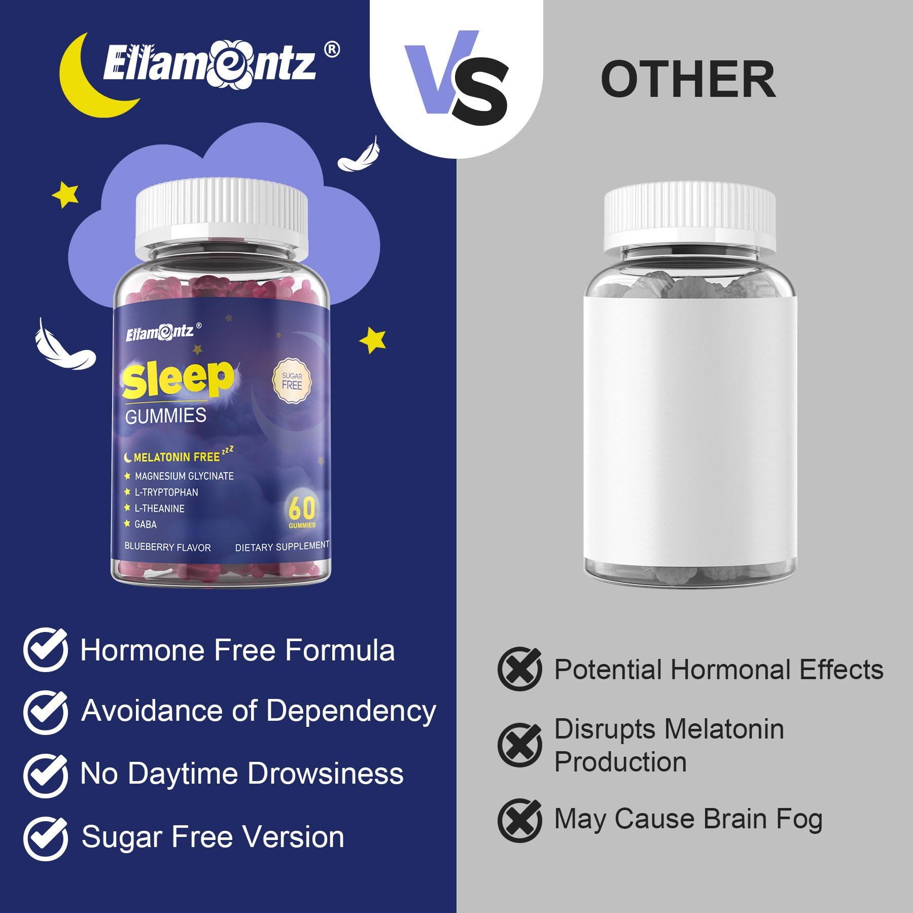 ELLAMENTZ batch-testing seal on label signals purity and safety.