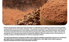Ellie's Best 7 Mushroom Extract pour shows easy dosing