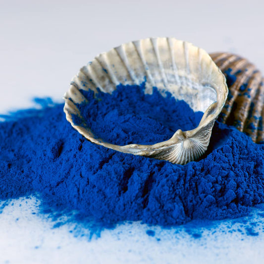 Ellie's Best blue spirulina powder is odorless, ideal for color without altering flavor.