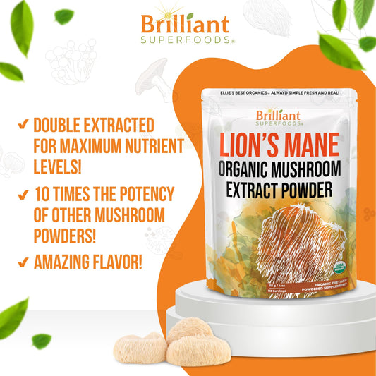 Ellie's Best Lions Mane dissolves in coffee for a smoother cup