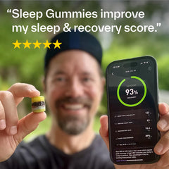 Individually wrapped Elo Health Sleep Gummies for portable, consistent nightly use.