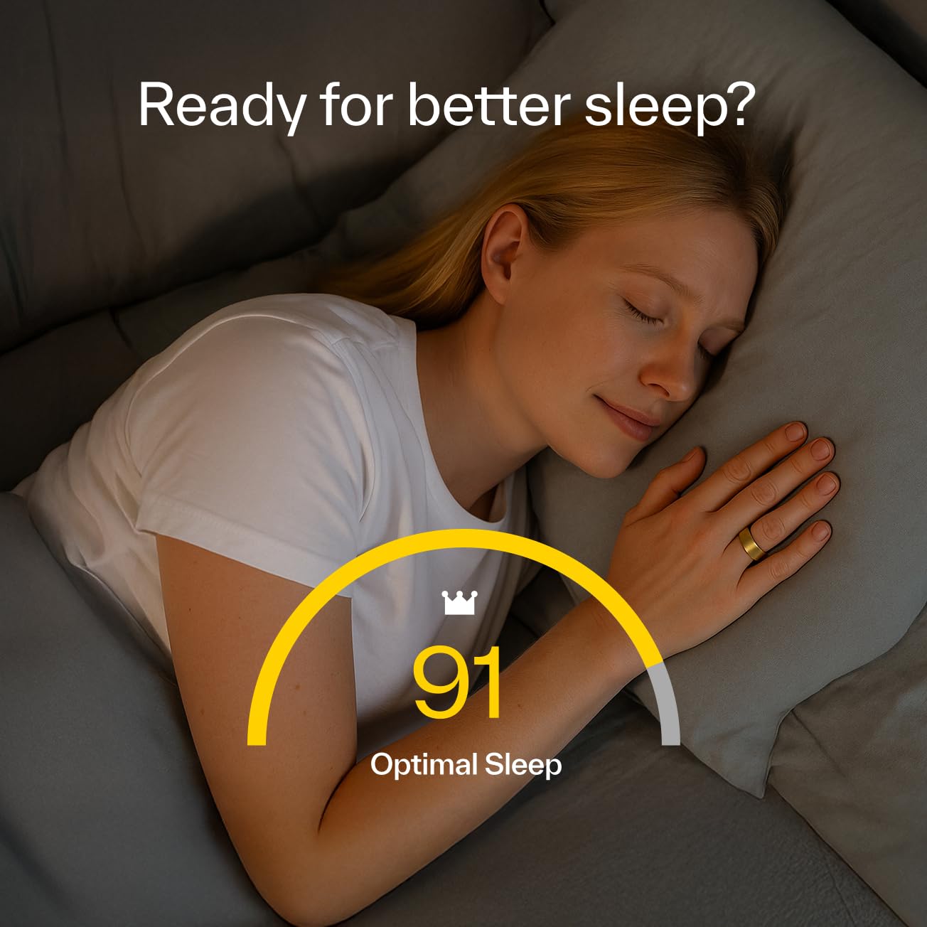 New Year reset scene featuring Elo Health Non-Groggy Sleep Gummies.