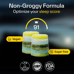 Open Elo Health gummy pack ready for a simple, nightly sleep routine.
