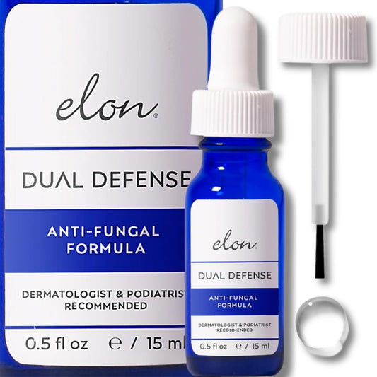Elon Dual Defense bottle front view for easy daily use
