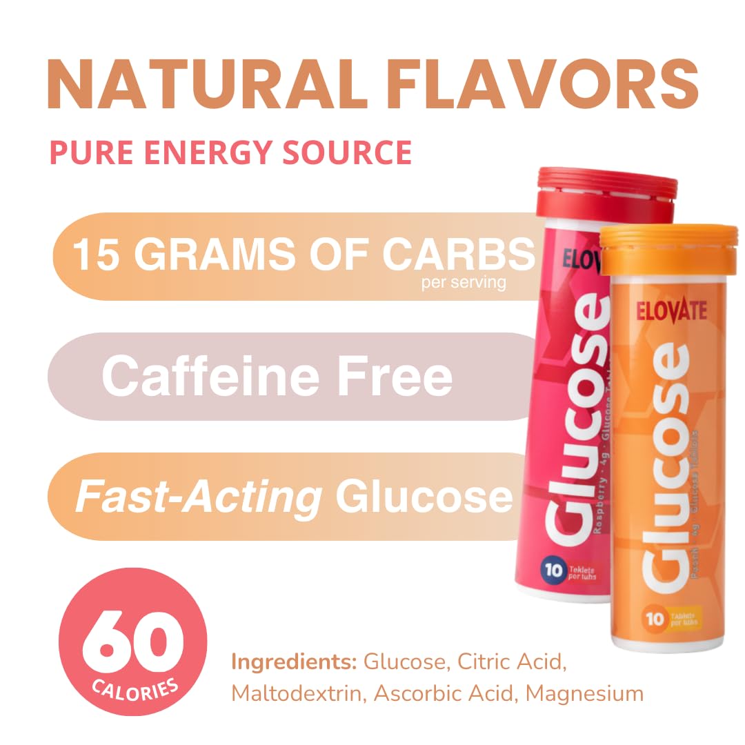 ELOVATE precise-dosing glucose tablets from a trusted brand.