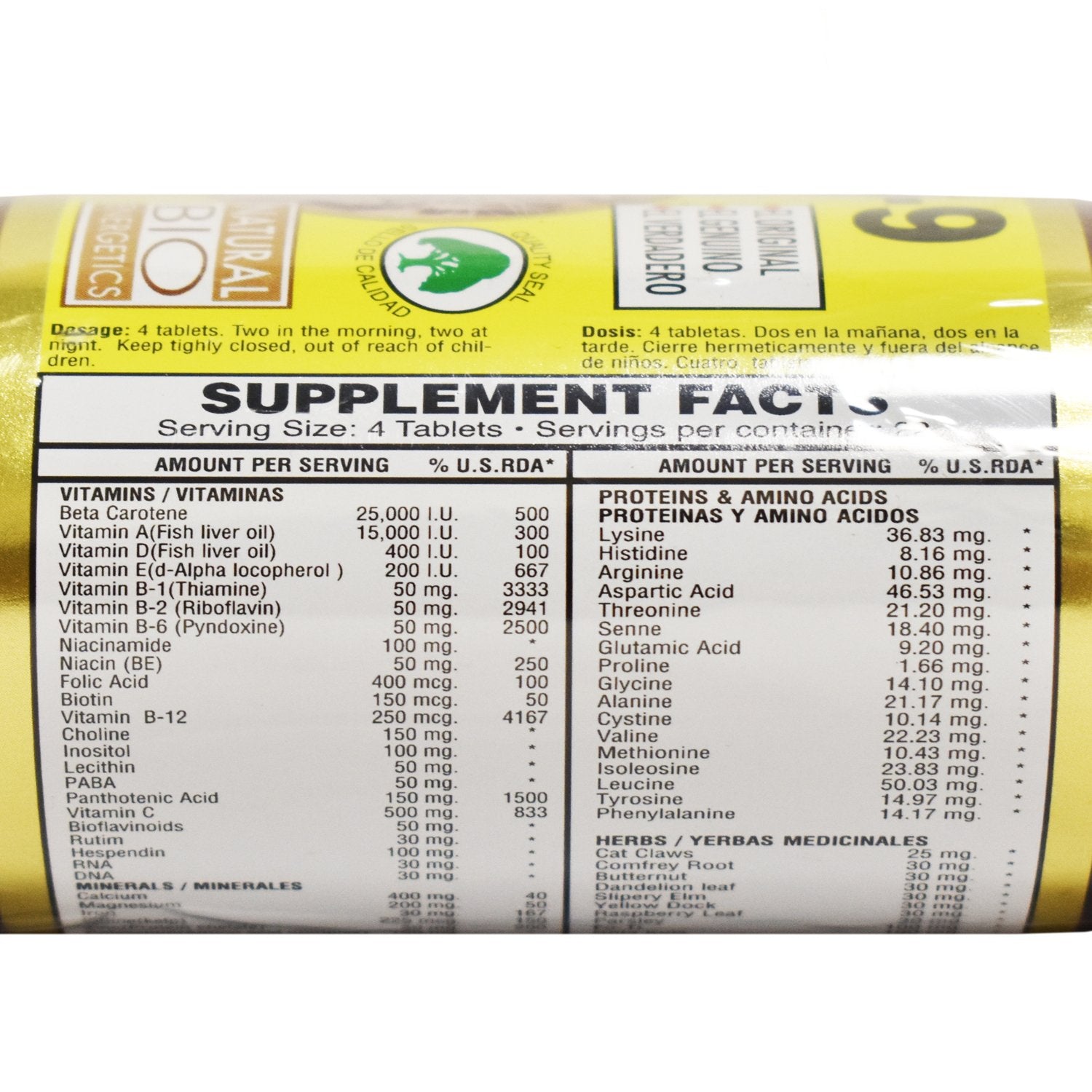 ELP ESSENTIAL KH-9 digestive enzyme blend close-up supporting nutrient absorption.
