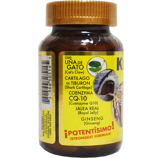 ELP ESSENTIAL KH-9 glass jar with safety seal for convenient daily supplementation.