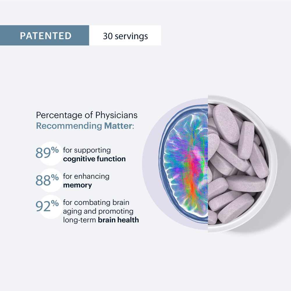 ELYSIUM Matter pour image suggesting simple daily intake.