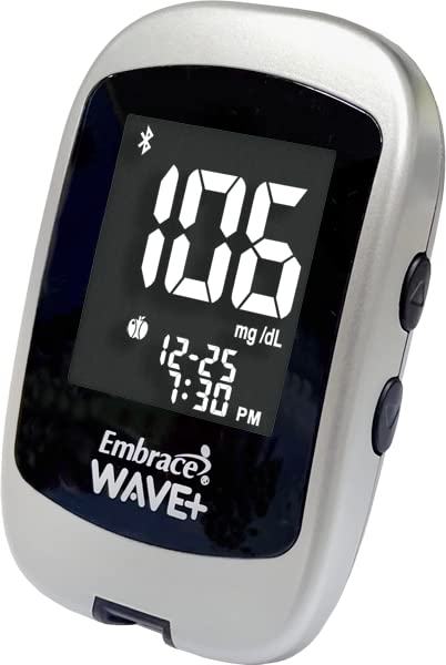 Embrace WAVE+ test strips pack supports accurate testing sessions.