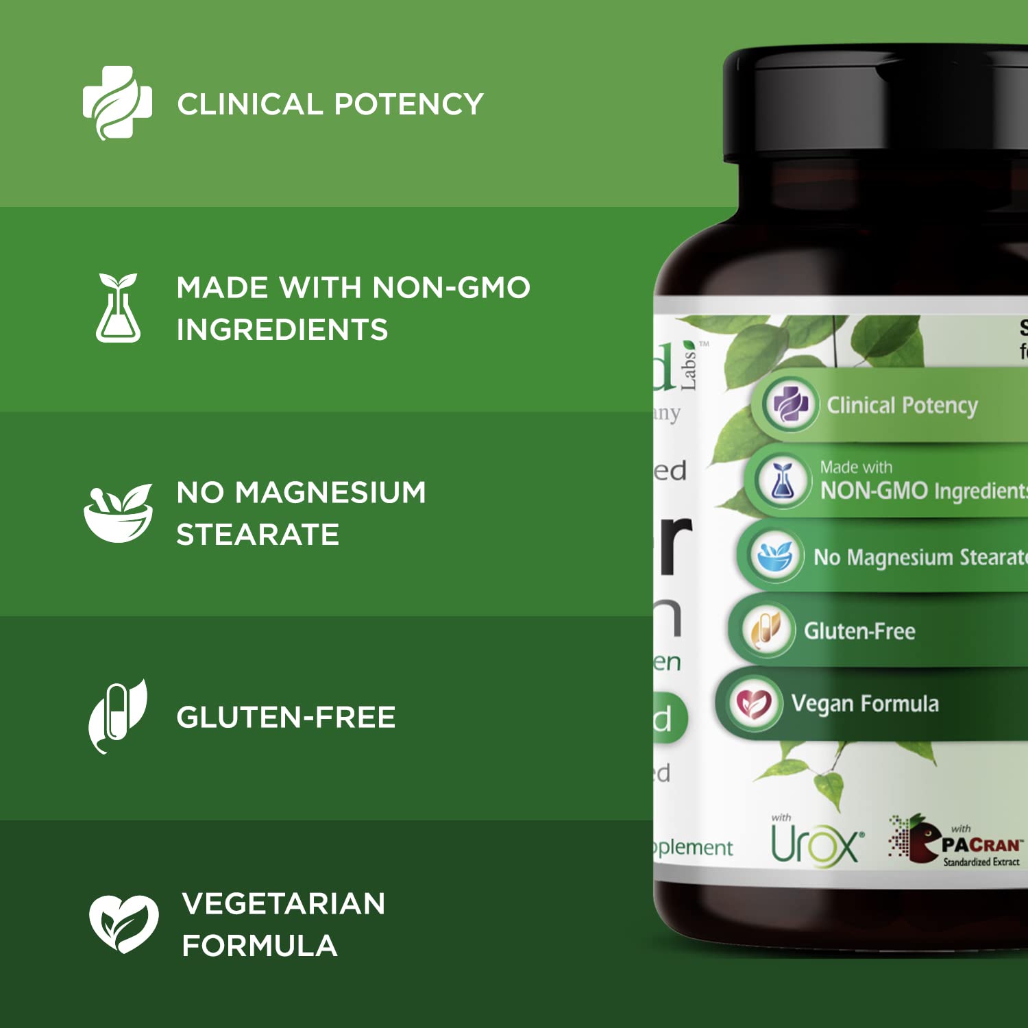 Emerald Labs Bladder Health pumpkin seed capsule highlighting bladder health
