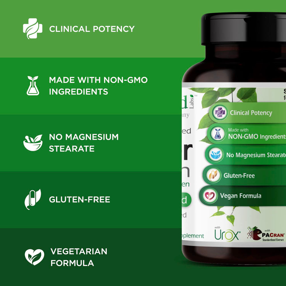 Emerald Labs Bladder Health pumpkin seed capsule highlighting bladder health