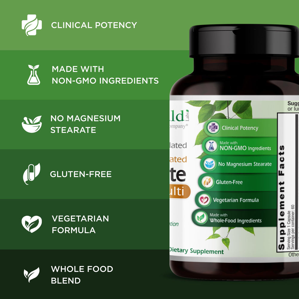 Emerald Labs Complete label back with nutritional details and serving information