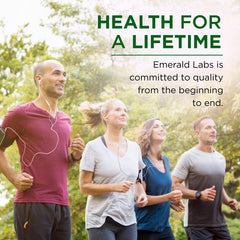 Emerald Labs Complete probiotics and enzymes blend depiction for gut wellness