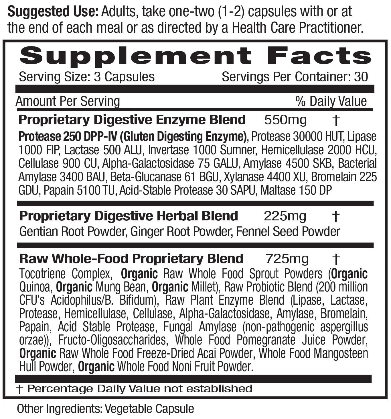 Emerald Labs Digestive Health probiotics promote gut balance.