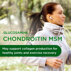 Emerald Labs daily-dose caplets contain 1350 mg glucosamine sulfate for cartilage maintenance