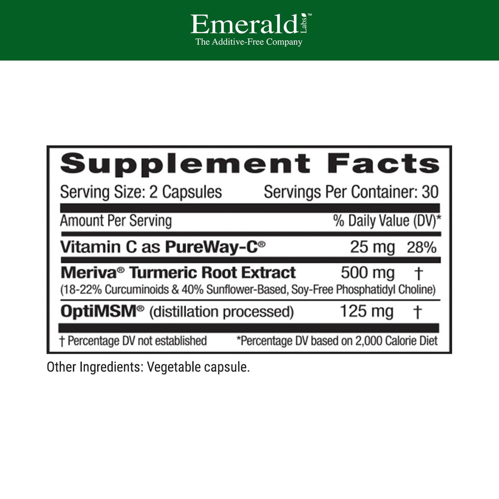 Close-up of Meriva Turmeric Plus capsules for immune support and daily wellness.