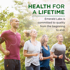 Active individual consumes Emerald Labs Pea+ after exercise for support.