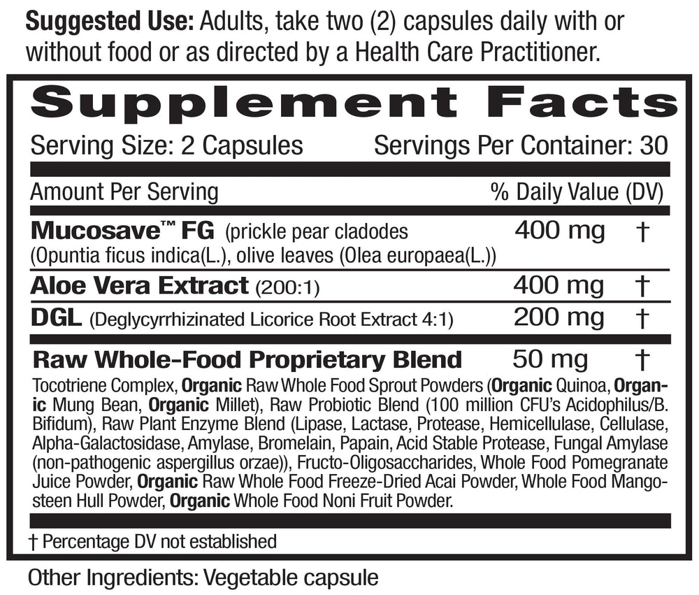 Capsules closeup of Emerald Labs Reflux Health highlighting plant‑based ingredients