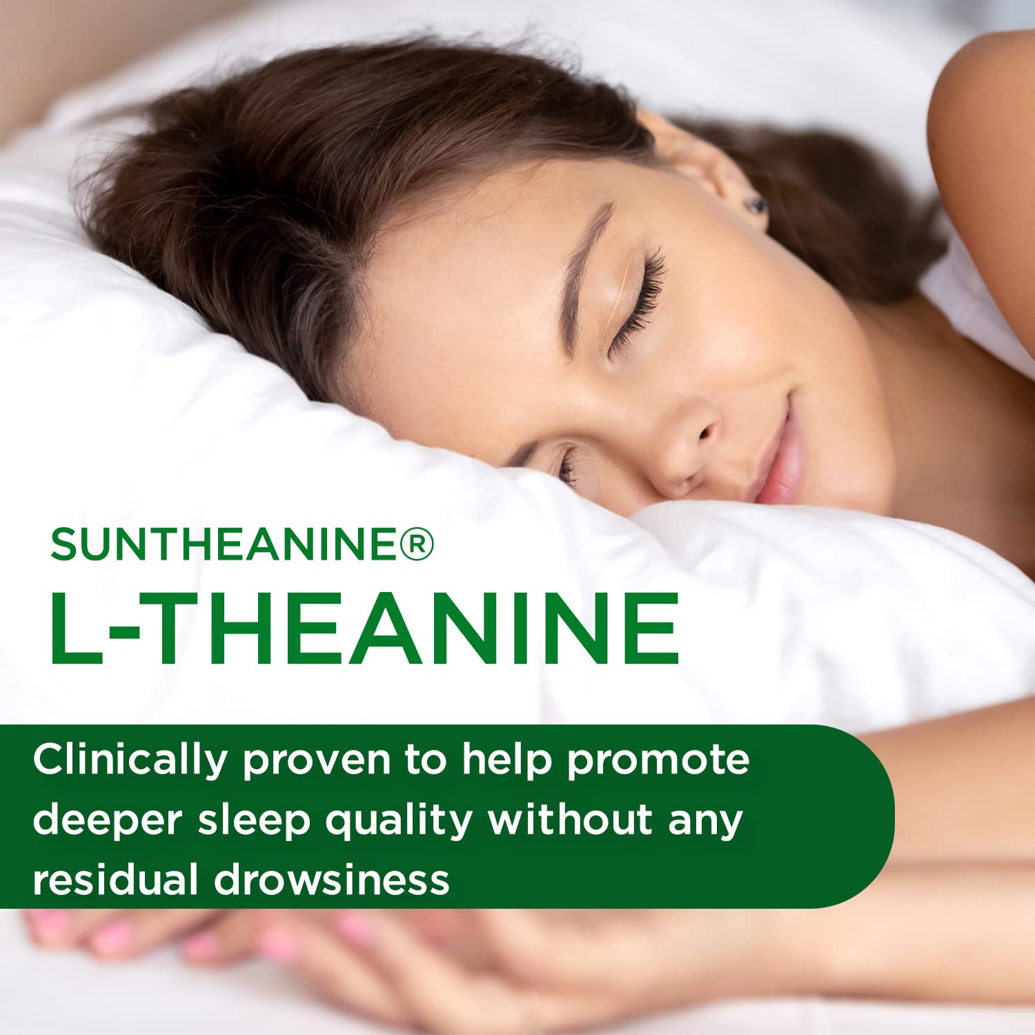Emerald Labs Sleep Health label detail shows gluten-free vegan formulation and natural ingredients.