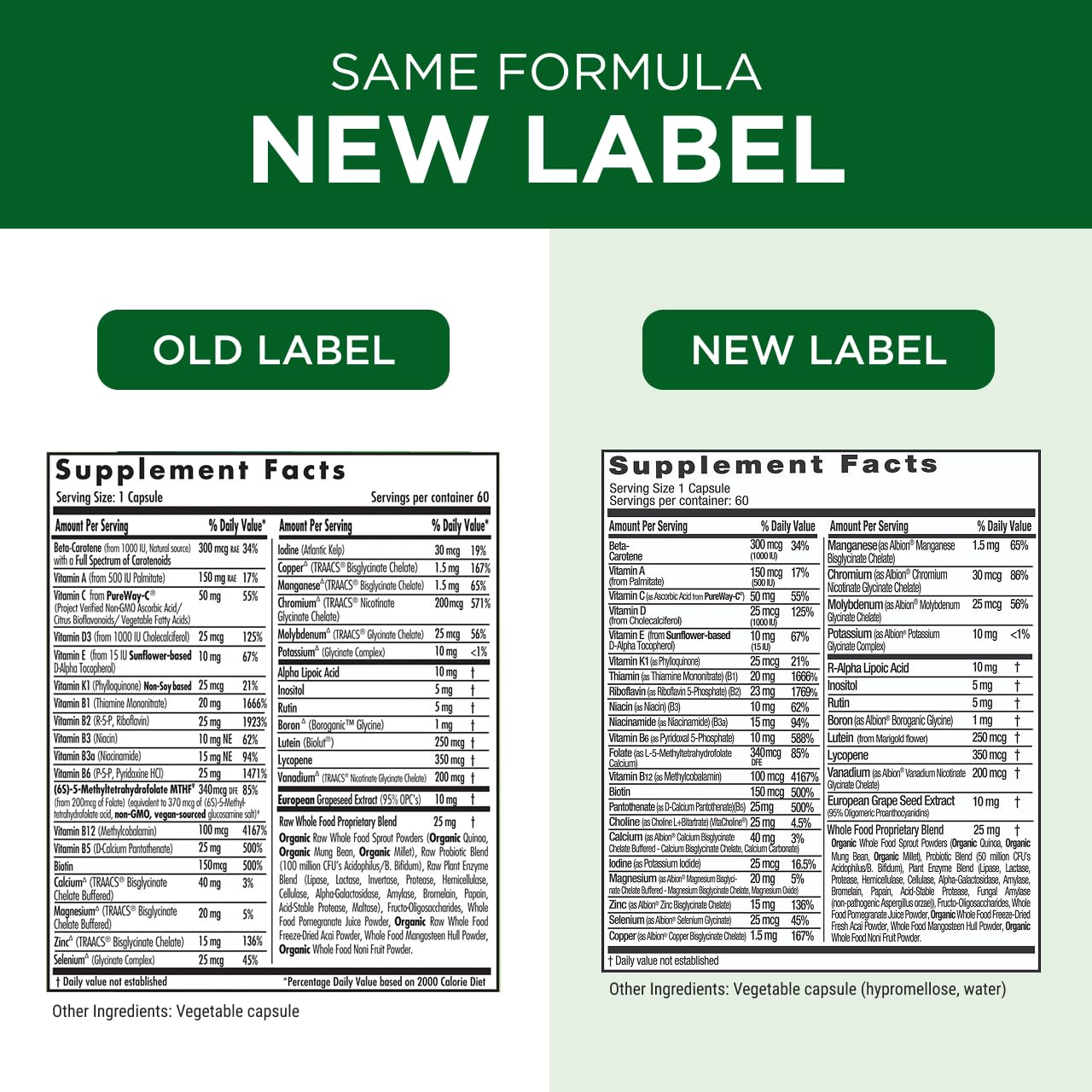 Emerald Labs doctor-formulated nutrient forms badge on bottle label.